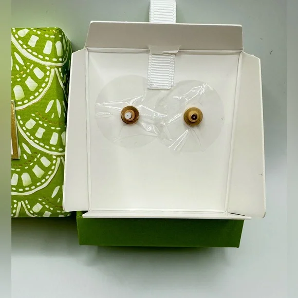 NEW in Box House of Harlow 1960 Twisted Brushed Gold Earrings - Picture 2 of 2